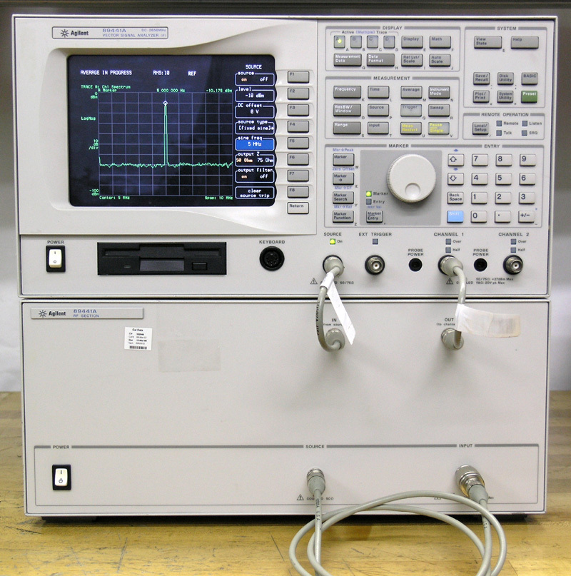 Foto Verwendet AGILENT / HP / HEWLETT-PACKARD / KEYSIGHT 89441A Zum Verkauf