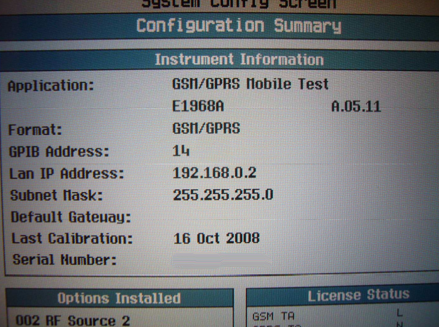 フォト（写真） 使用される AGILENT / HP / HEWLETT-PACKARD / KEYSIGHT 8960 Series 10 E5515C 販売のために