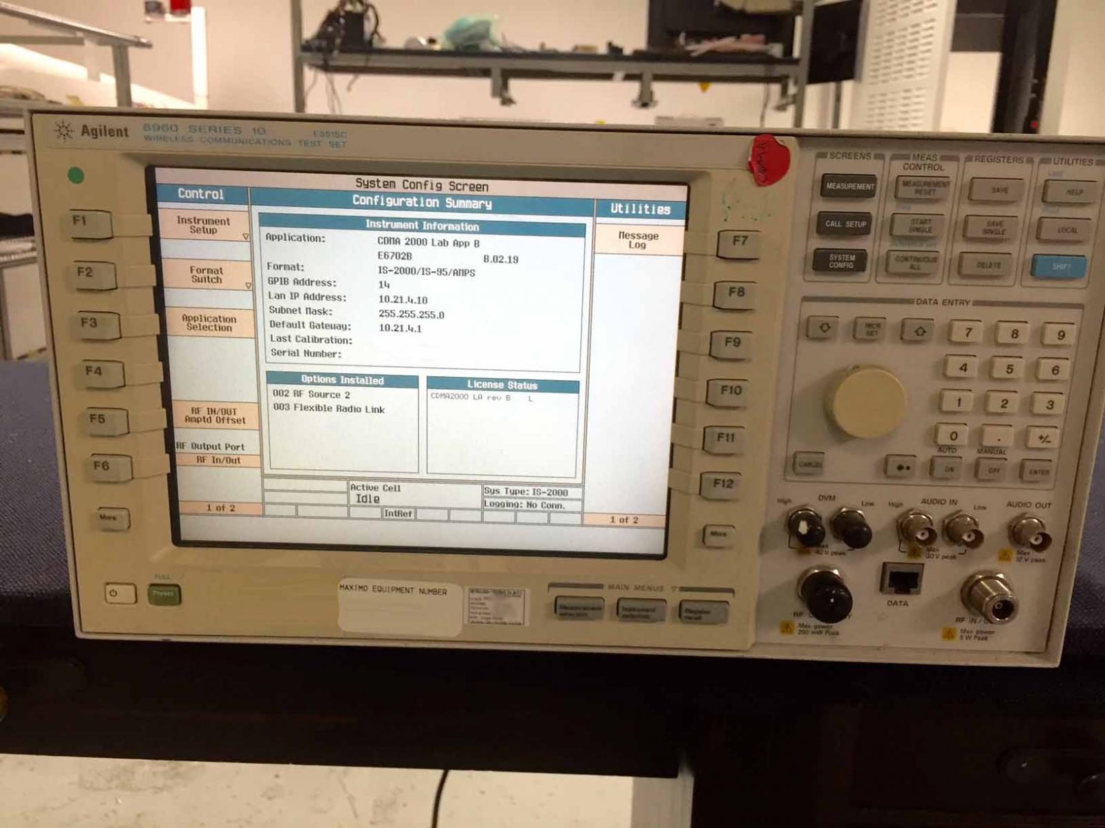 Foto Verwendet AGILENT / HP / HEWLETT-PACKARD / KEYSIGHT 8960 Series 10 E5515C Zum Verkauf