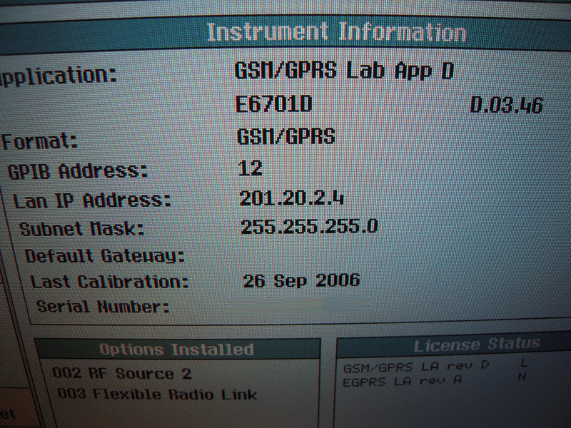 圖為 已使用的 AGILENT / HP / HEWLETT-PACKARD / KEYSIGHT 8960B 待售