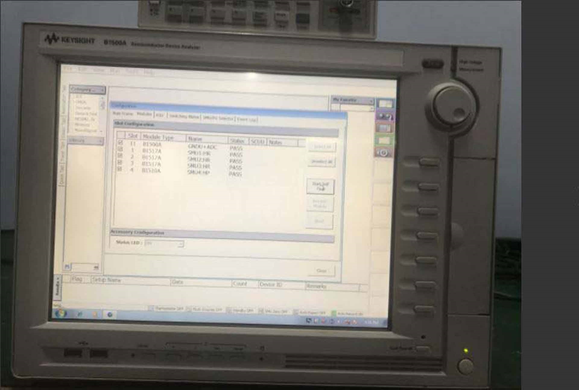 Photo Used AGILENT / HP / HEWLETT-PACKARD / KEYSIGHT B1500A For Sale