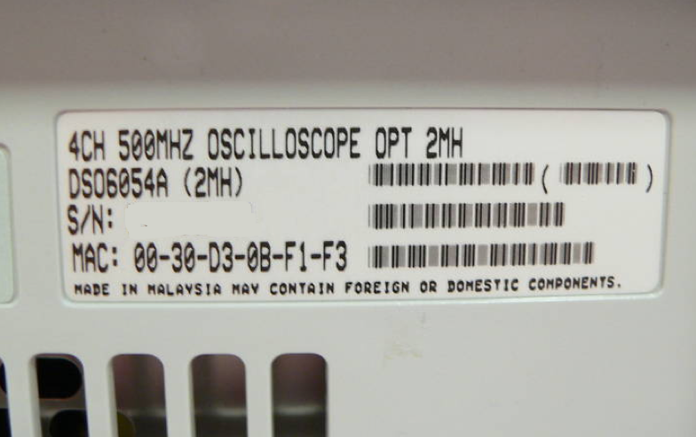 Photo Used AGILENT / HP / HEWLETT-PACKARD / KEYSIGHT DSO6054 For Sale