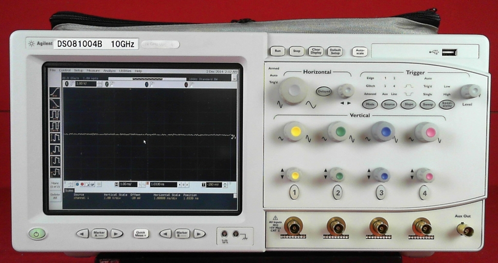 圖為 已使用的 AGILENT / HP / HEWLETT-PACKARD / KEYSIGHT DSO81004B 待售