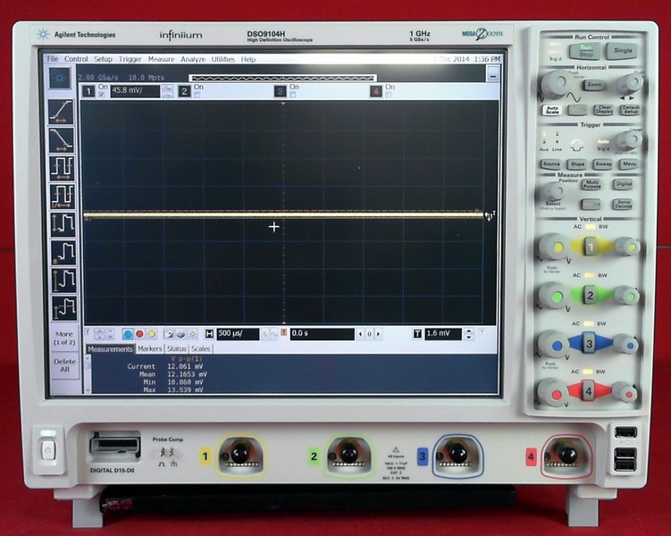 Foto Verwendet AGILENT / HP / HEWLETT-PACKARD / KEYSIGHT DSO9104H Zum Verkauf