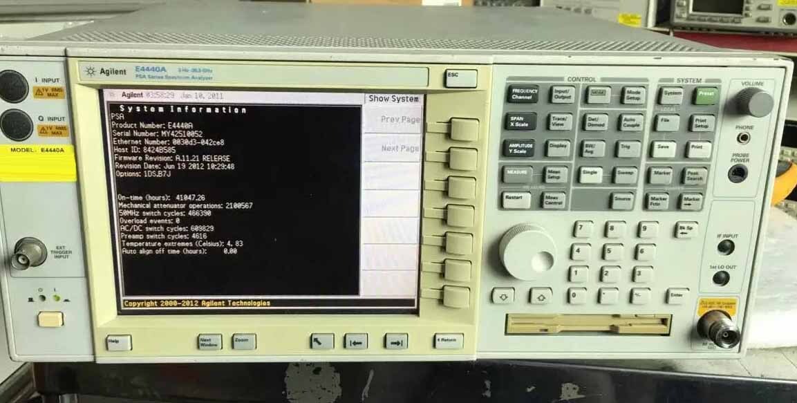 圖為 已使用的 AGILENT / HP / HEWLETT-PACKARD / KEYSIGHT E4440A 待售