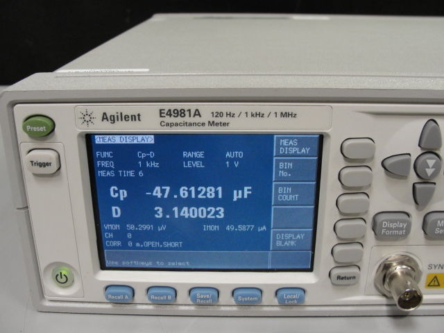 Photo Used AGILENT / HP / HEWLETT-PACKARD / KEYSIGHT E4981A For Sale