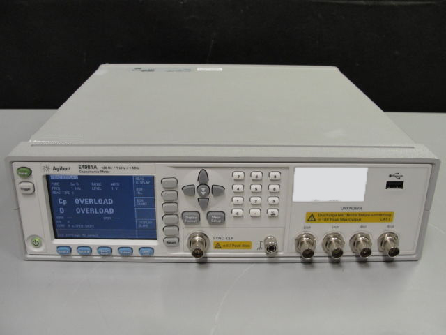 フォト（写真） 使用される AGILENT / HP / HEWLETT-PACKARD / KEYSIGHT E4981A 販売のために