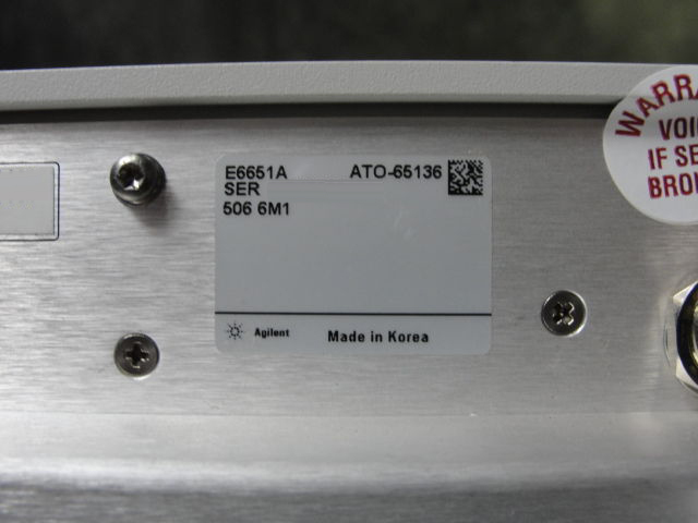 사진 사용됨 AGILENT / HP / HEWLETT-PACKARD / KEYSIGHT E6651A 판매용