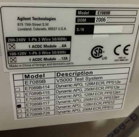 フォト（写真） 使用される AGILENT / HP / HEWLETT-PACKARD / KEYSIGHT E7089B 販売のために