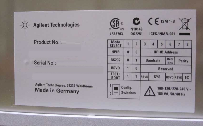 フォト（写真） 使用される AGILENT / HP / HEWLETT-PACKARD / KEYSIGHT Infinity 1200 Nano 販売のために