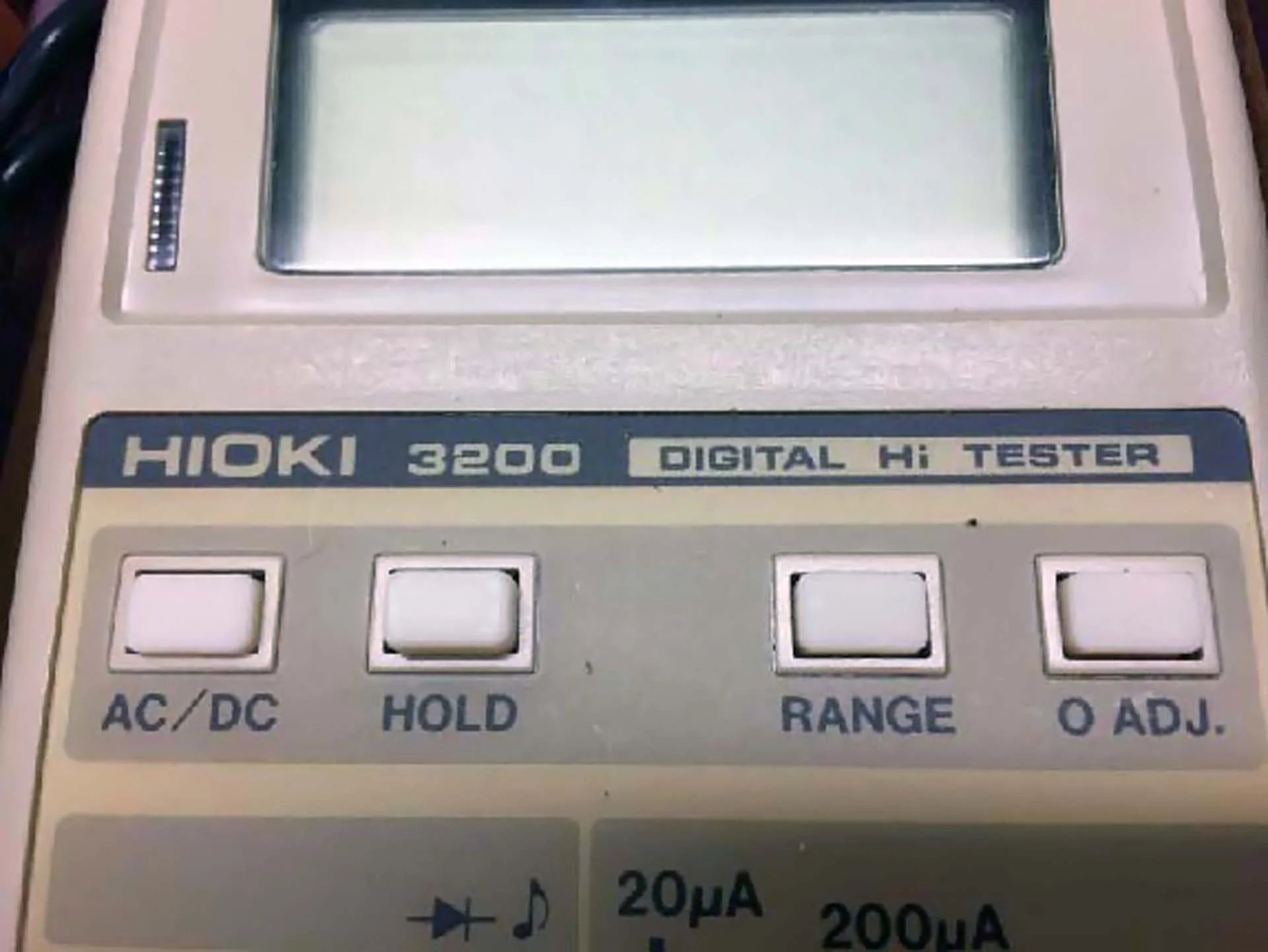 [DW]USED HIOKI 3220 m Hi TESTER AC Adapter 取扱説明書付 mハイテスター[ST1928005] Testers, Handheld Digital Multimeters (DMMs) | Products | HIOKI