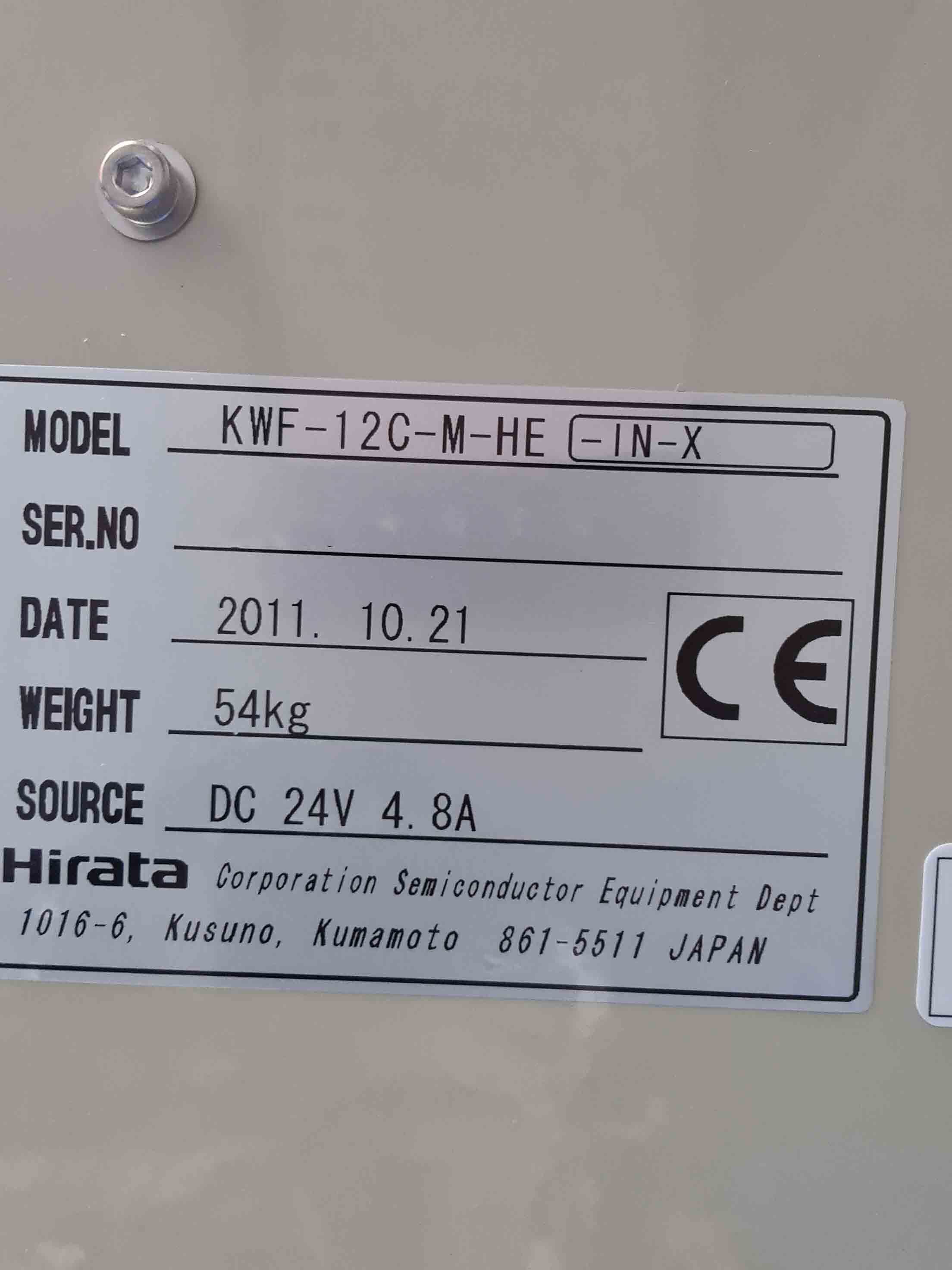 Photo Used HIRATA KWF-12C-M-HE-IN-X For Sale
