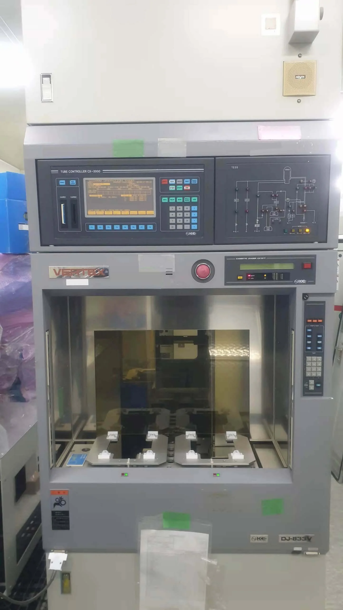 HITACHI / KOKUSAI DJ-833V Diffusion Furnace used for sale price