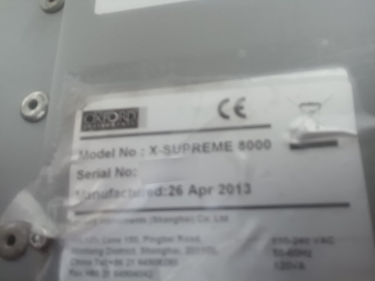 Foto Verwendet HITACHI / OXFORD X-Supreme 8000 Zum Verkauf