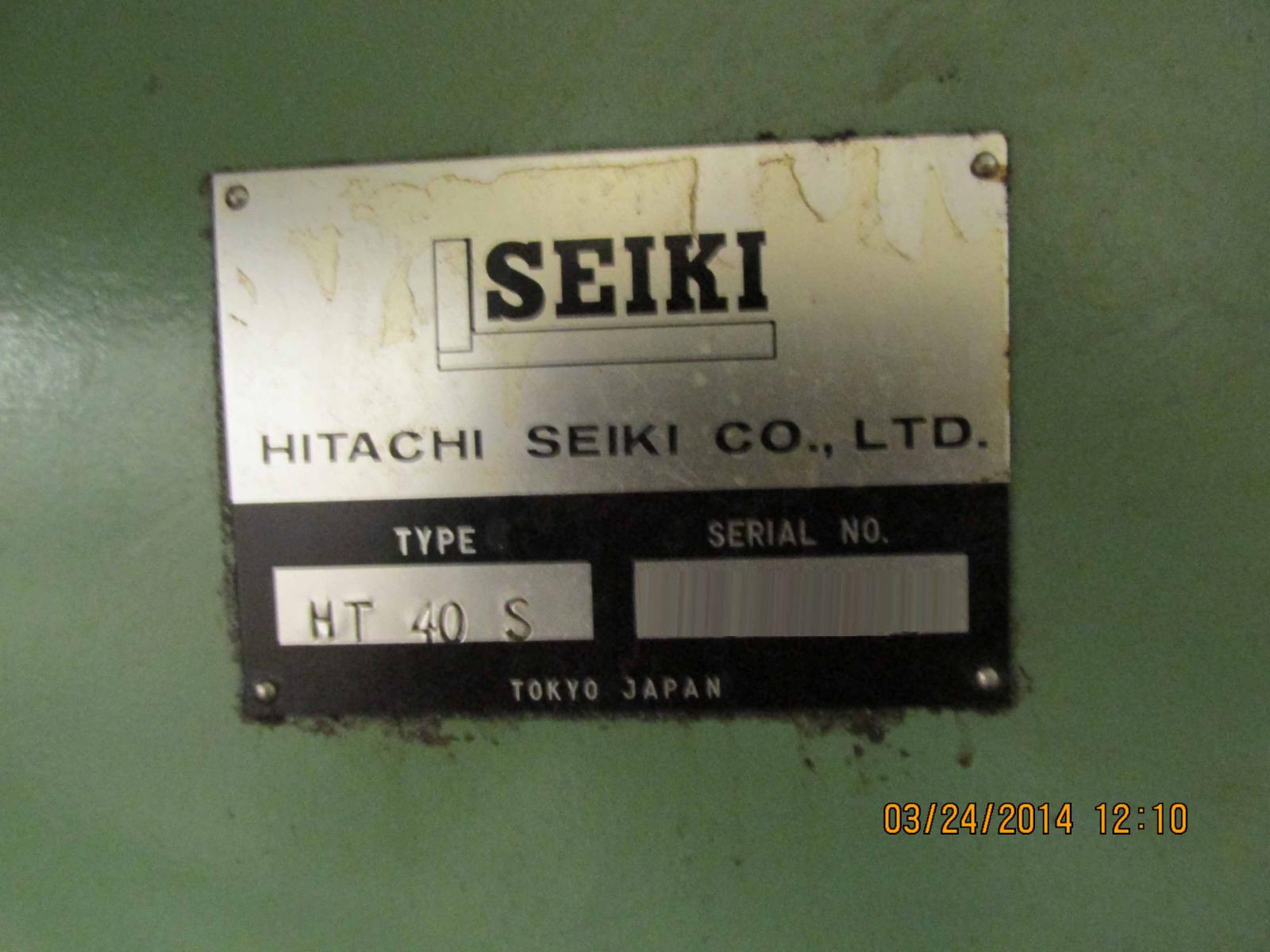 Photo Used HITACHI SEIKI HT 40 S For Sale