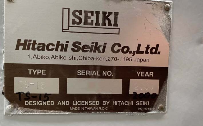 フォト（写真） 使用される HITACHI SEIKI TS 15 販売のために