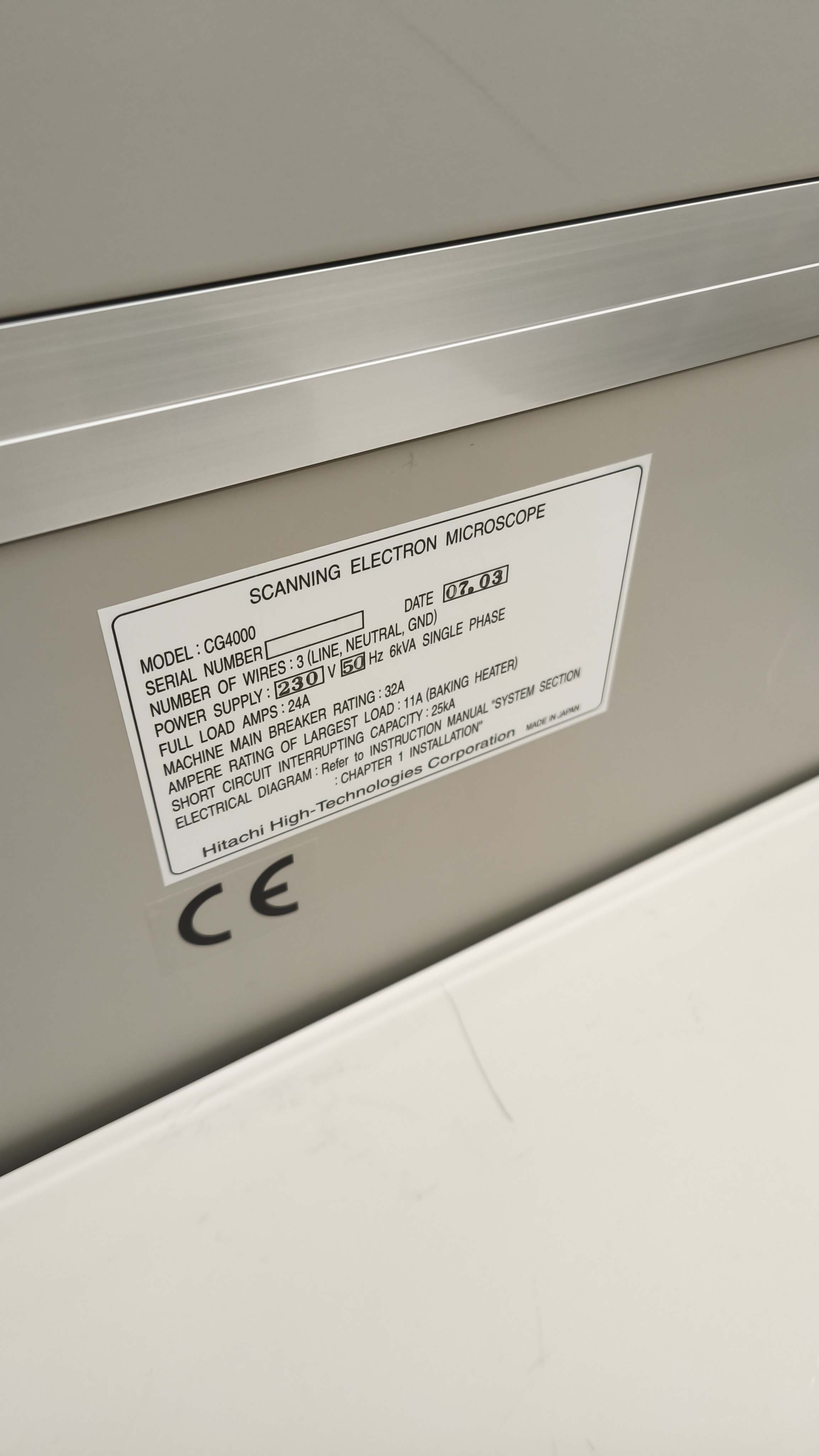 图为 已使用的 HITACHI CG 4000 待售