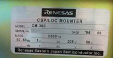 Photo Used HITACHI / RENESAS CM 300 For Sale