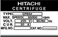 HITACHI CP 85B #9075735
