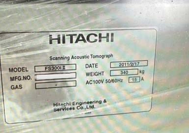 사진 사용됨 HITACHI FS300i Type II 판매용