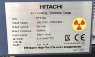 图为 已使用的 HITACHI FT 110A 待售