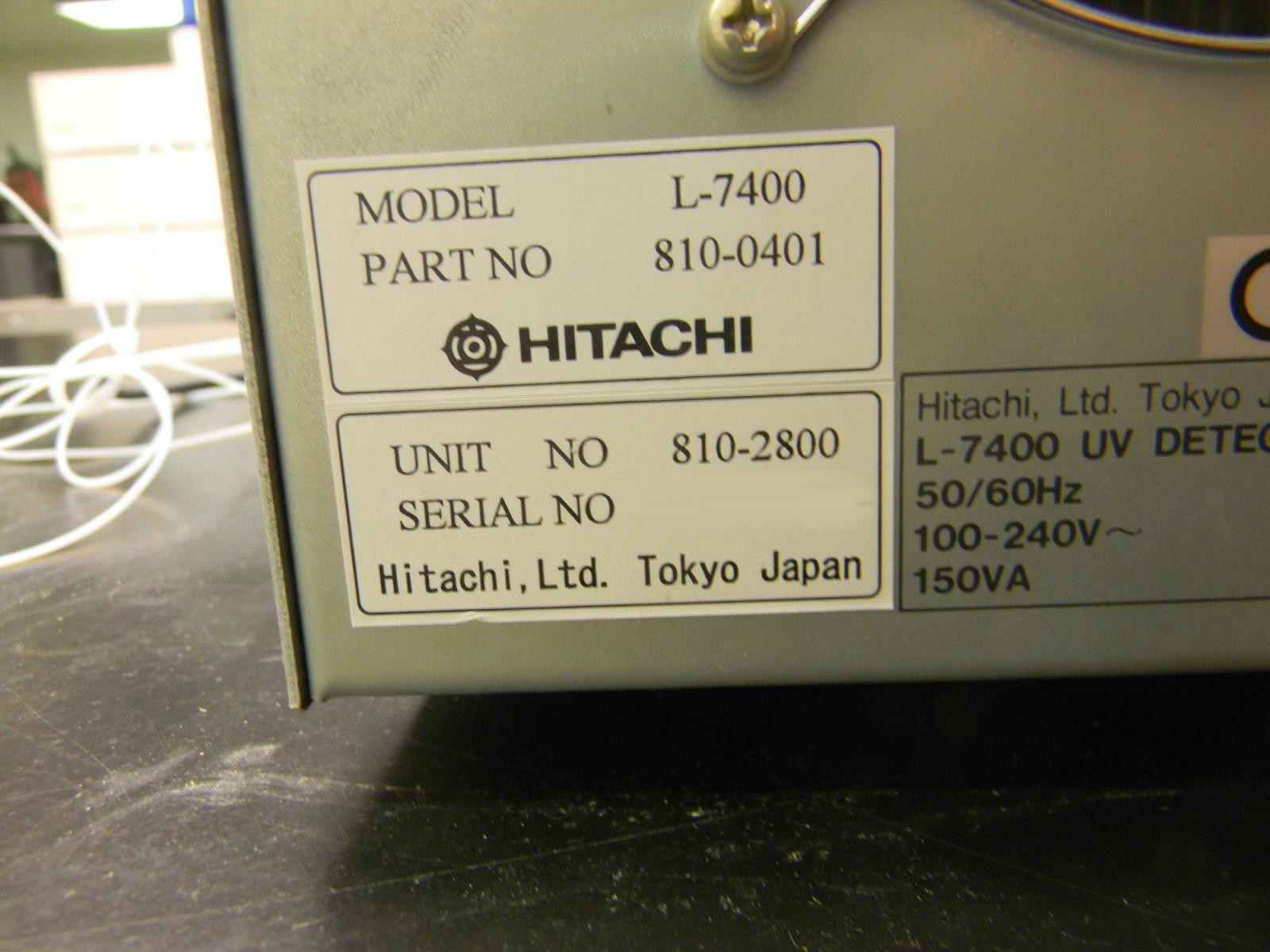 Photo Used HITACHI L 7400 For Sale
