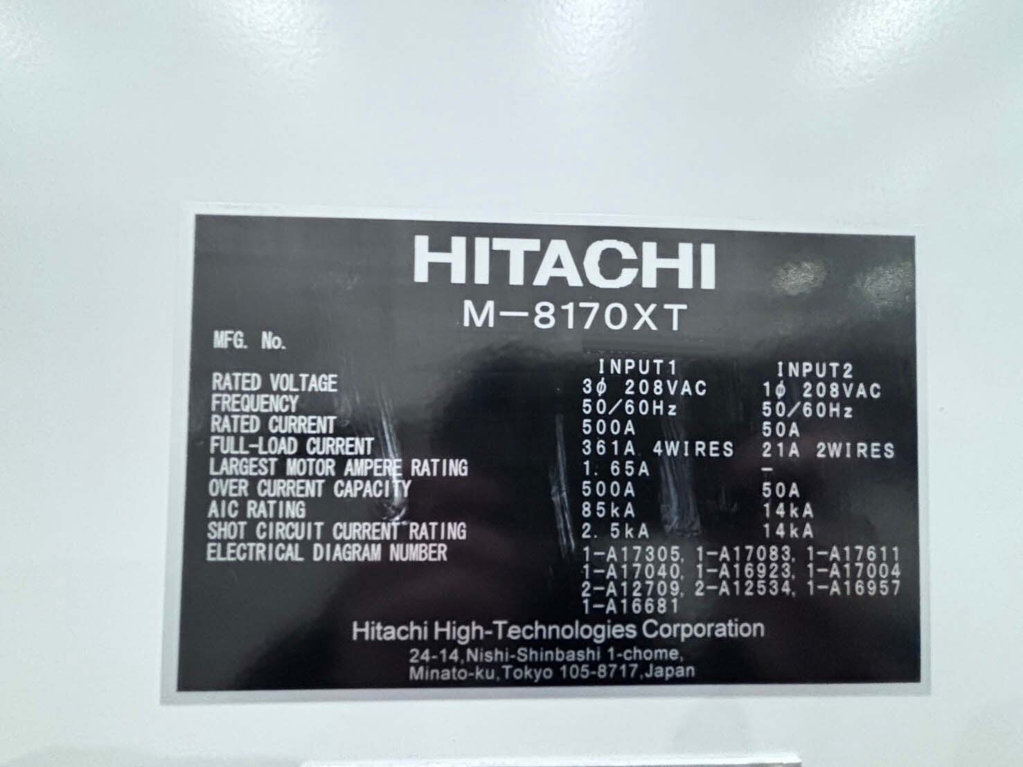 圖為 已使用的 HITACHI M 8170 XT 待售