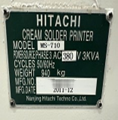 フォト（写真） 使用される HITACHI MS-710 販売のために