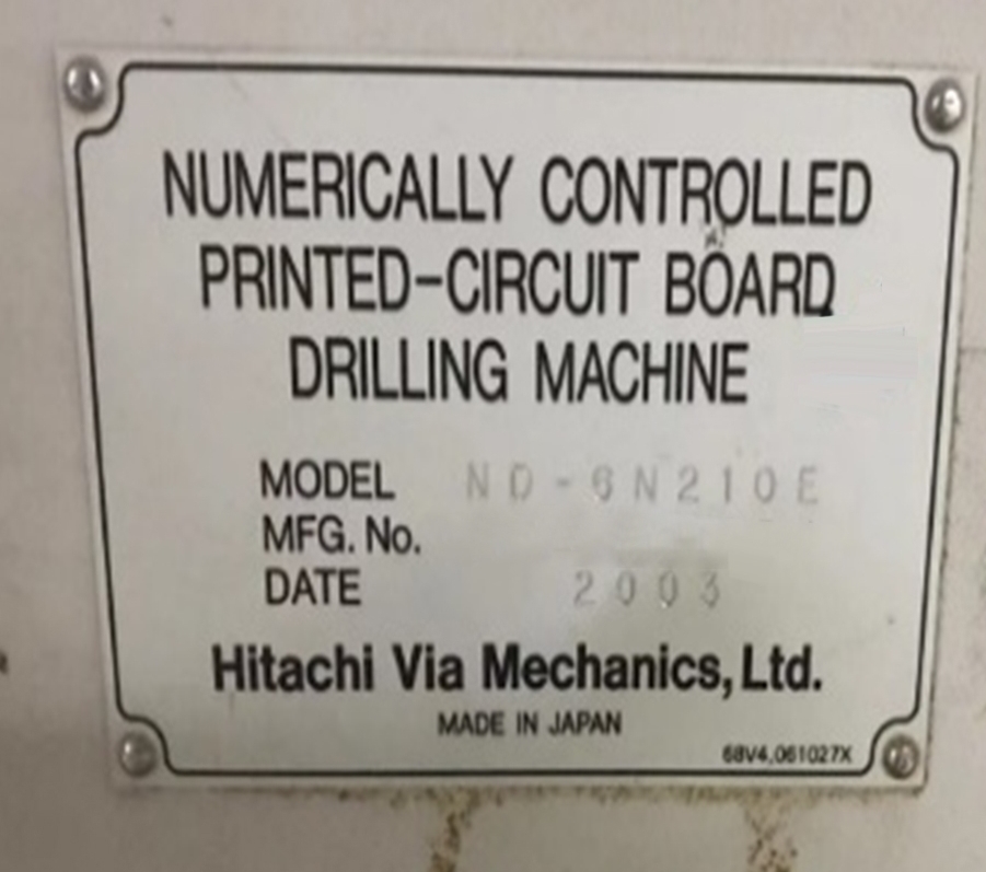 Photo Used HITACHI ND-6N210E For Sale