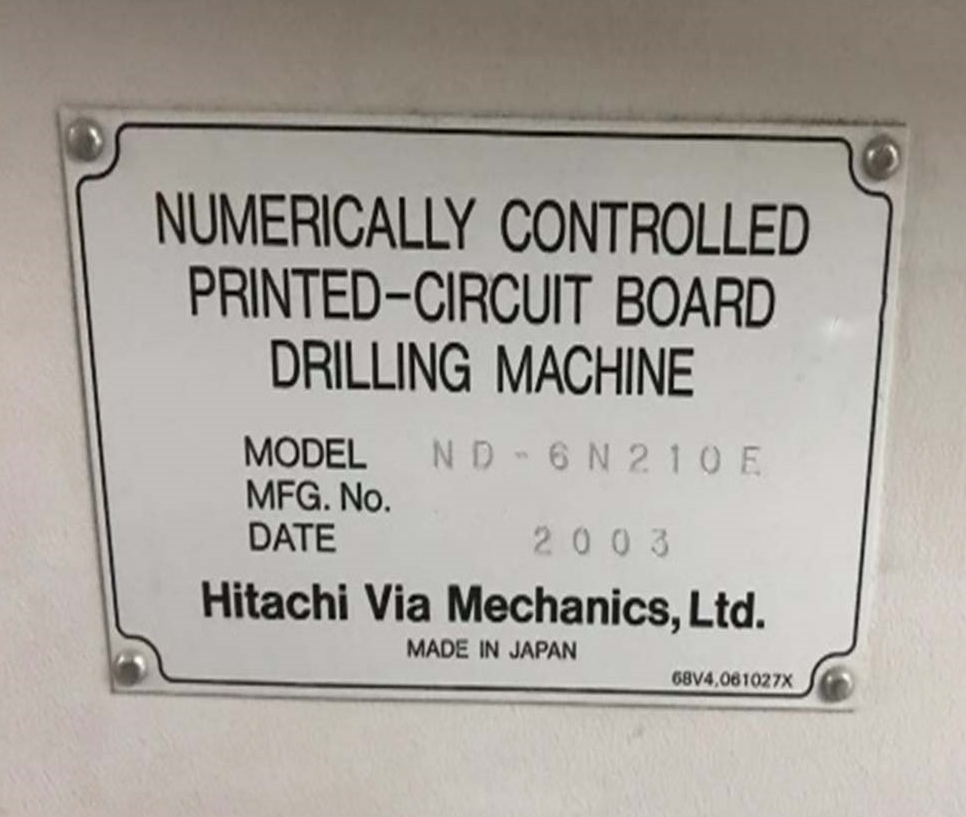 Photo Used HITACHI ND-6N210E For Sale