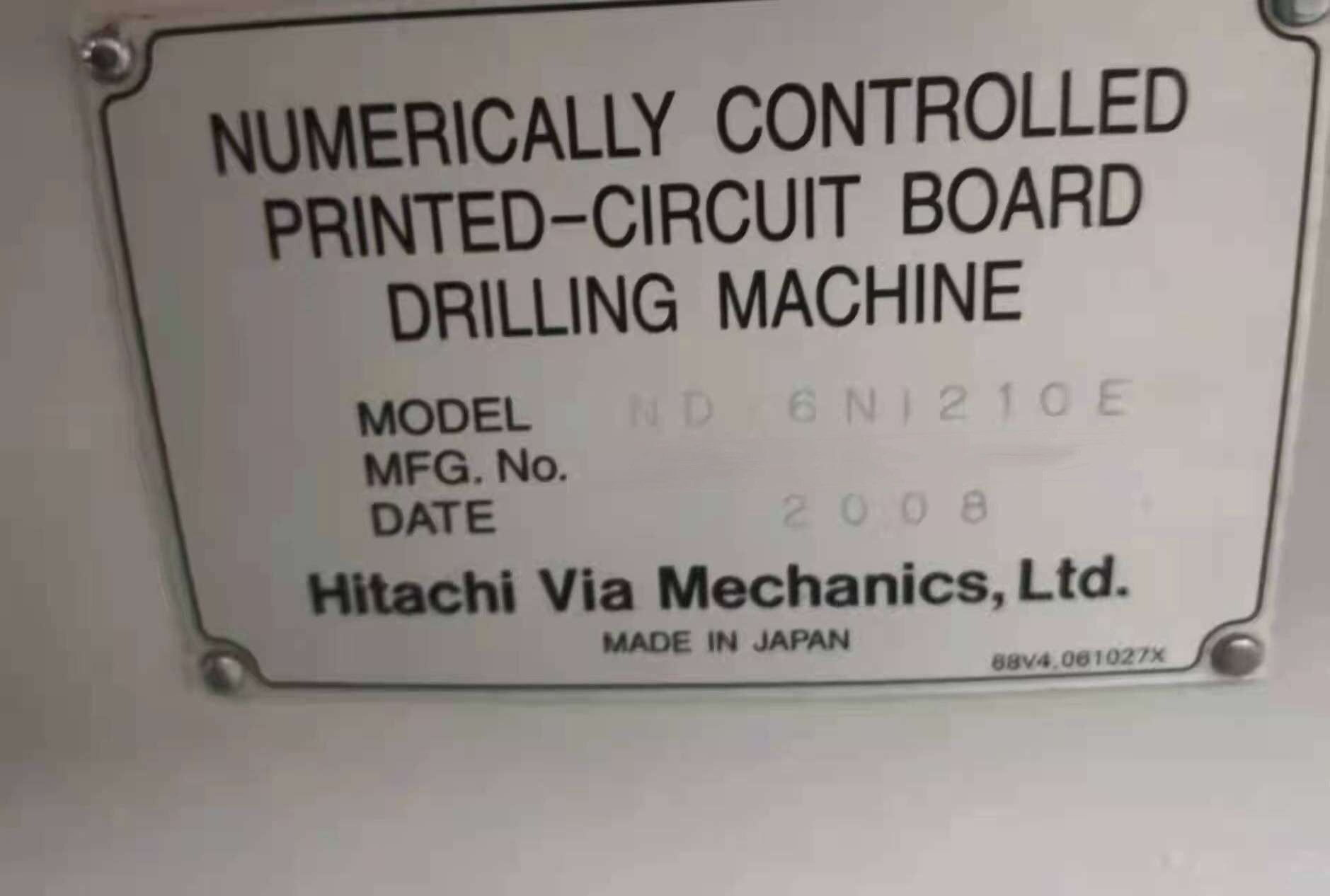 圖為 已使用的 HITACHI ND-6Ni210E 待售