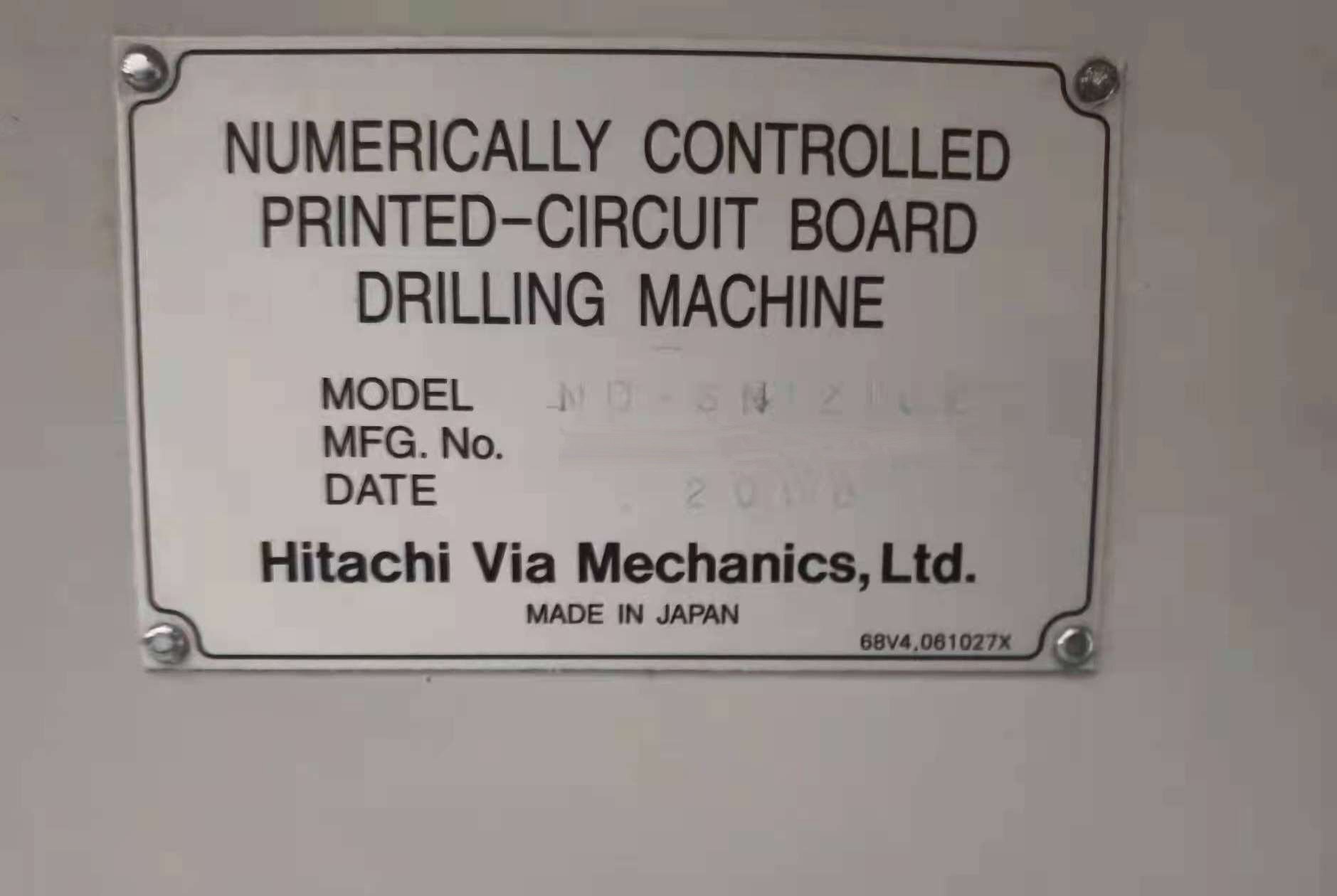 图为 已使用的 HITACHI ND-6Ni210E 待售