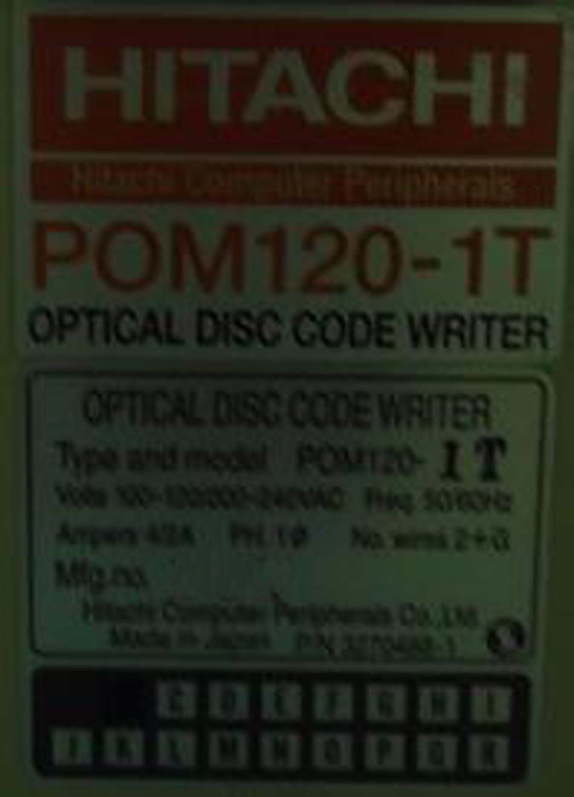 フォト（写真） 使用される HITACHI POM120-1T 販売のために