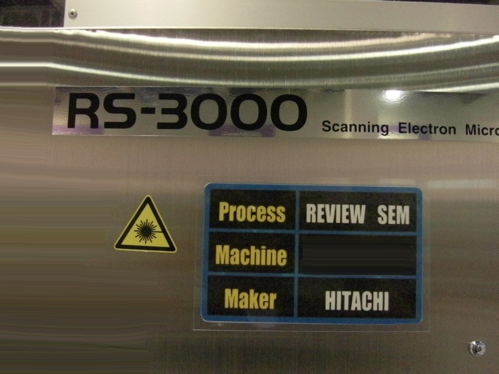 Photo Used HITACHI RS-3000 For Sale