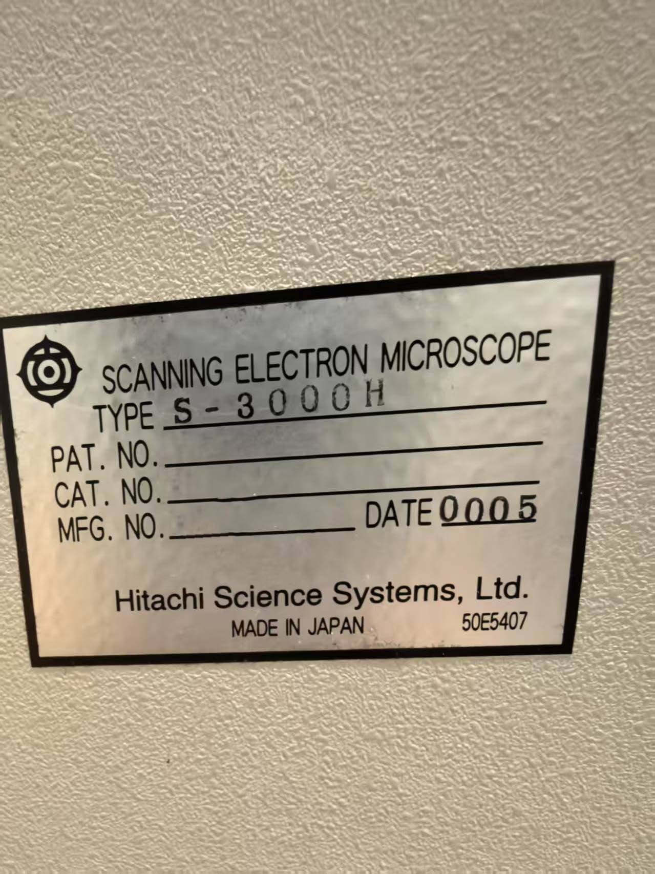 圖為 已使用的 HITACHI S-3000H 待售
