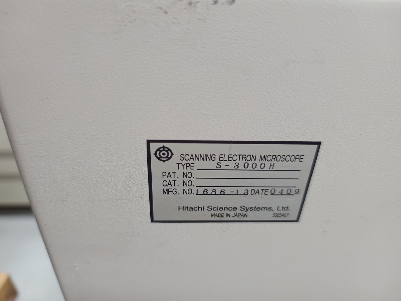 사진 사용됨 HITACHI S-3000H 판매용