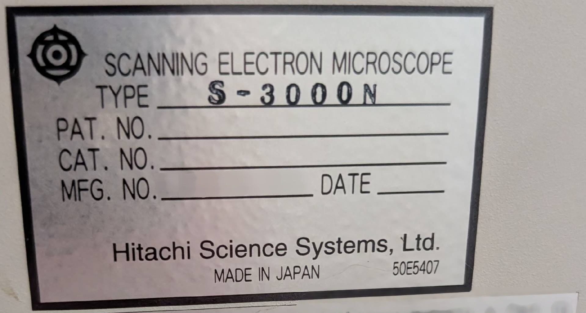 Foto Verwendet HITACHI S-3000N Zum Verkauf