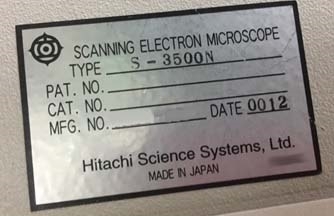 Photo Used HITACHI S-3500N For Sale