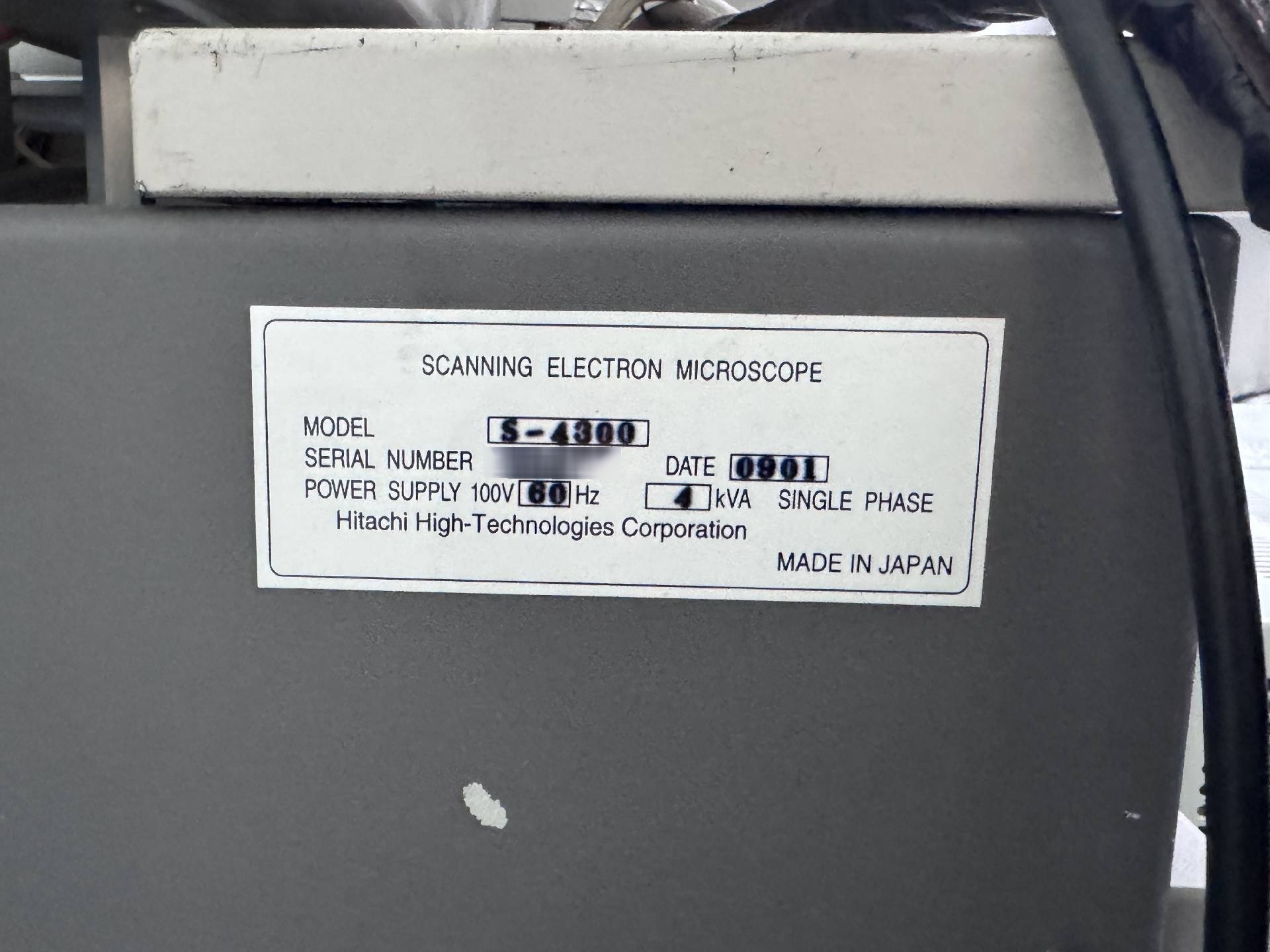 图为 已使用的 HITACHI S-4300 待售