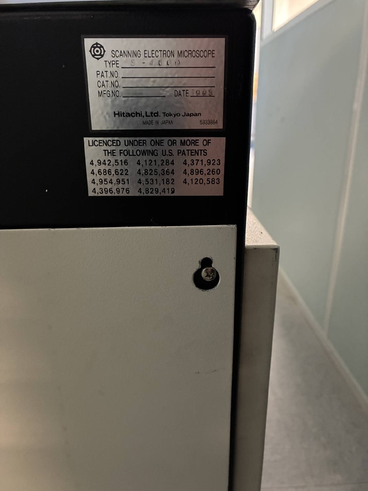 图为 已使用的 HITACHI S-4500 待售