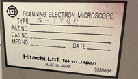 사진 사용됨 HITACHI S-4700 판매용