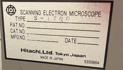 사진 사용됨 HITACHI S-4700 판매용