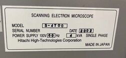 图为 已使用的 HITACHI S-4700 待售