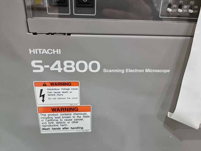 Photo Used HITACHI S-4800 For Sale