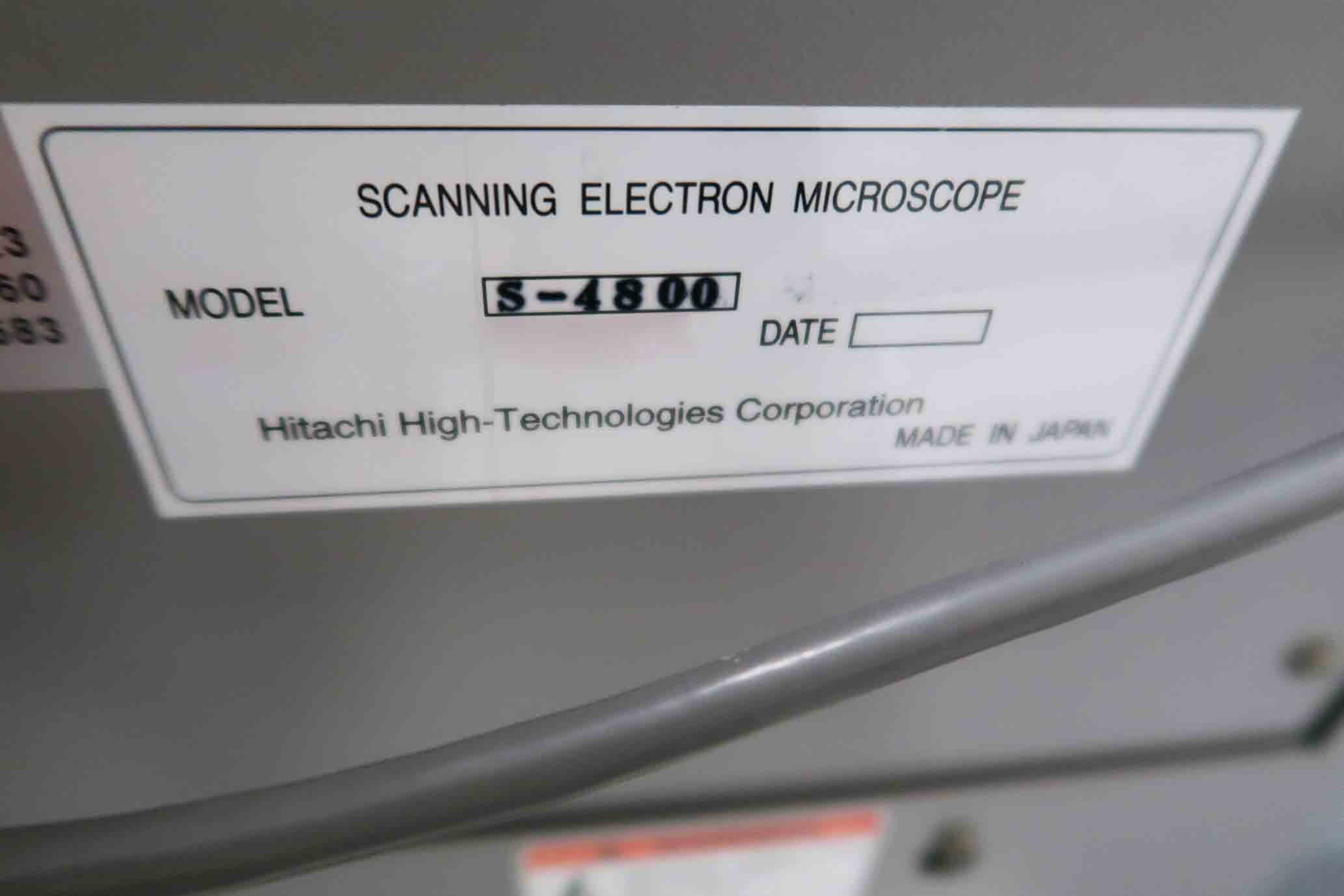 Photo Used HITACHI S-4800 For Sale