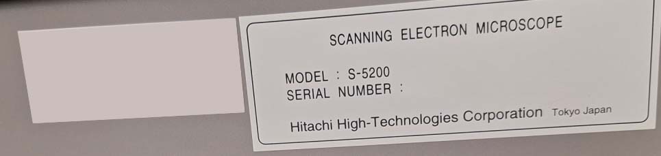 圖為 已使用的 HITACHI S-5200 待售