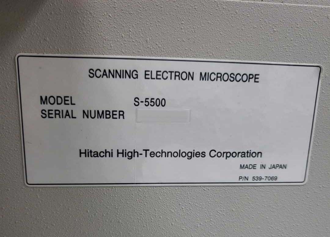 Photo Used HITACHI S-5500 For Sale