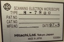 HITACHI S-7800 #9109894