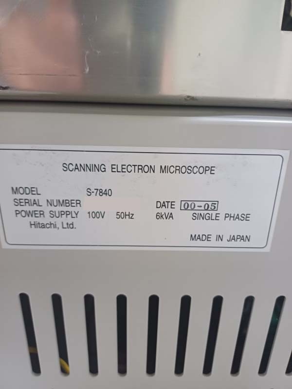 Photo Utilisé HITACHI S-7840 À vendre