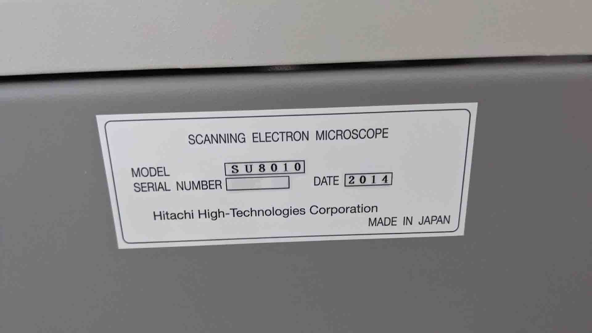 圖為 已使用的 HITACHI SU-8010 待售